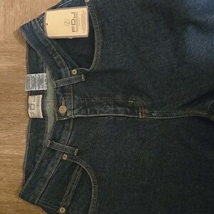 FDJ Women's Dark Blue Denim Jeans Petite Peggy Size 8P NEW